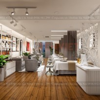 Thiết kế thi công spa TD 70 m2 tại Long Biên, Hà Nội